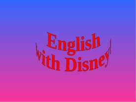 English with Disney!
