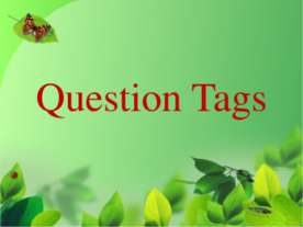 Question Tags