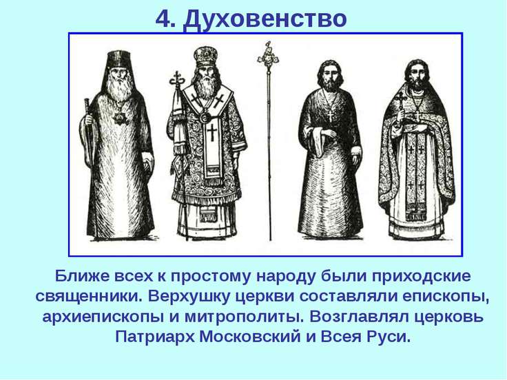 Черное духовенство. Духовенство в 17 веке в России. Священнослужители Россия 17 век. Духовенство в 17 веке в России приходские священники. Одежда белого духовенства.