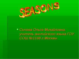 Seasons