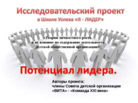 Потенциал лидера