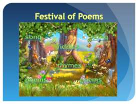Festival of Poems