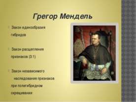 Грегор Мендель