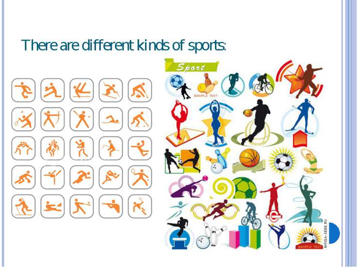 Спорт урок английского языка. Kinds of Sport. Kinds of Sports. Different kinds of Sport. Урок английского языка на тему спорт на английском языке.