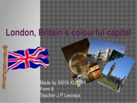 London, Britain’s colourful capital