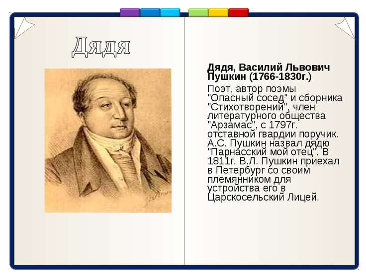 Краткая биография пушкина для 9 класса