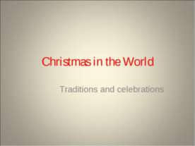 Christmas in the World