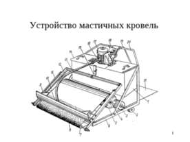 Устройство мастичных кровель