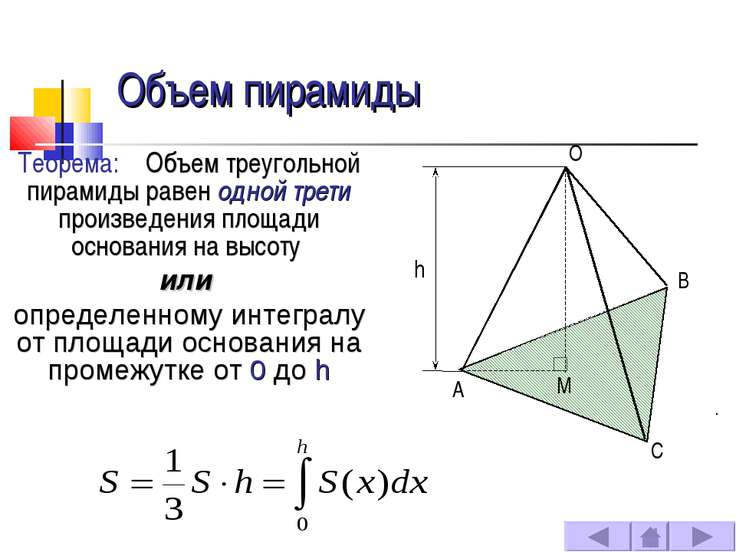 Объем пирамиды картинки