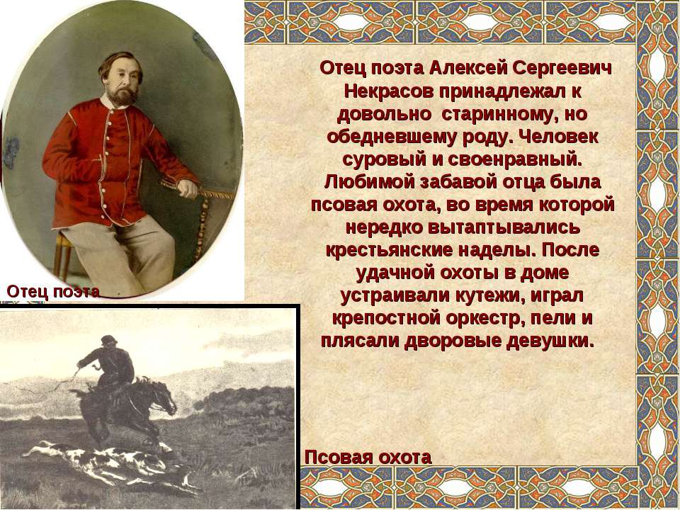 Портрет отца Некрасова.