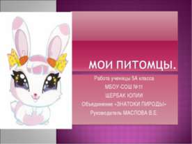 Мои питомцы