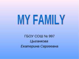 My family