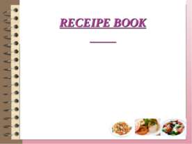 Receipe book