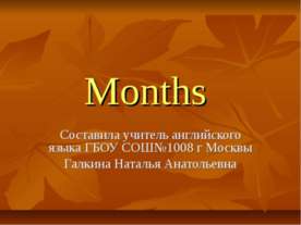 Months