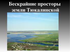 Бескрайние просторы земли Тюкалинской
