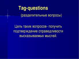 Tag-questions