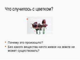 Вода и ее роль в природе