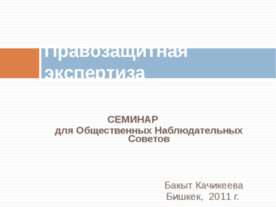 Правозащитная экспертиза