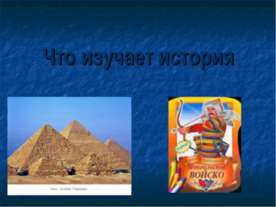 Что изучает история