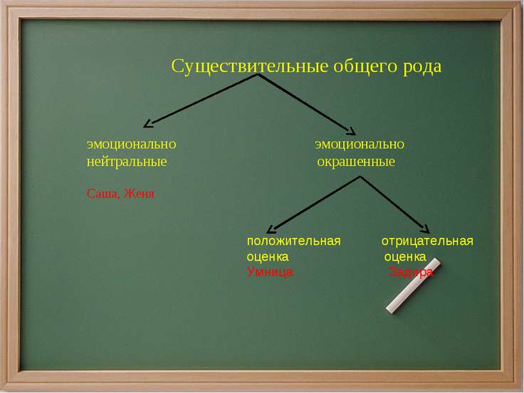 Существительные общего рода 6 класс презентация