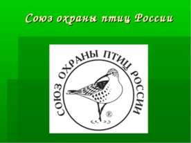 Союз охраны птиц России