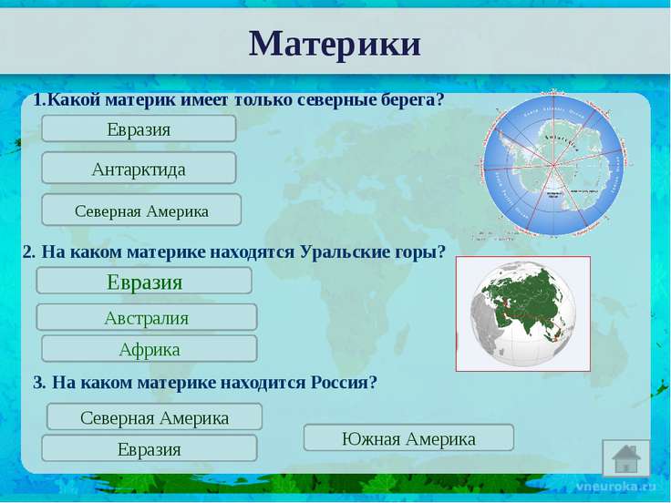 Евразия презентация 2 класс окружающий мир плешаков