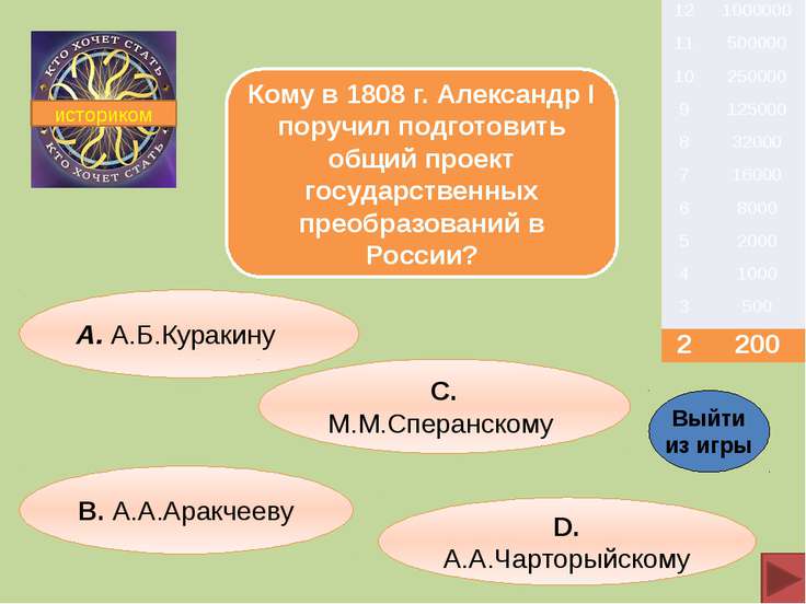 Презентация игра по истории