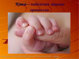 Надежная защита организма-кожа