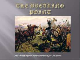 The breaking point